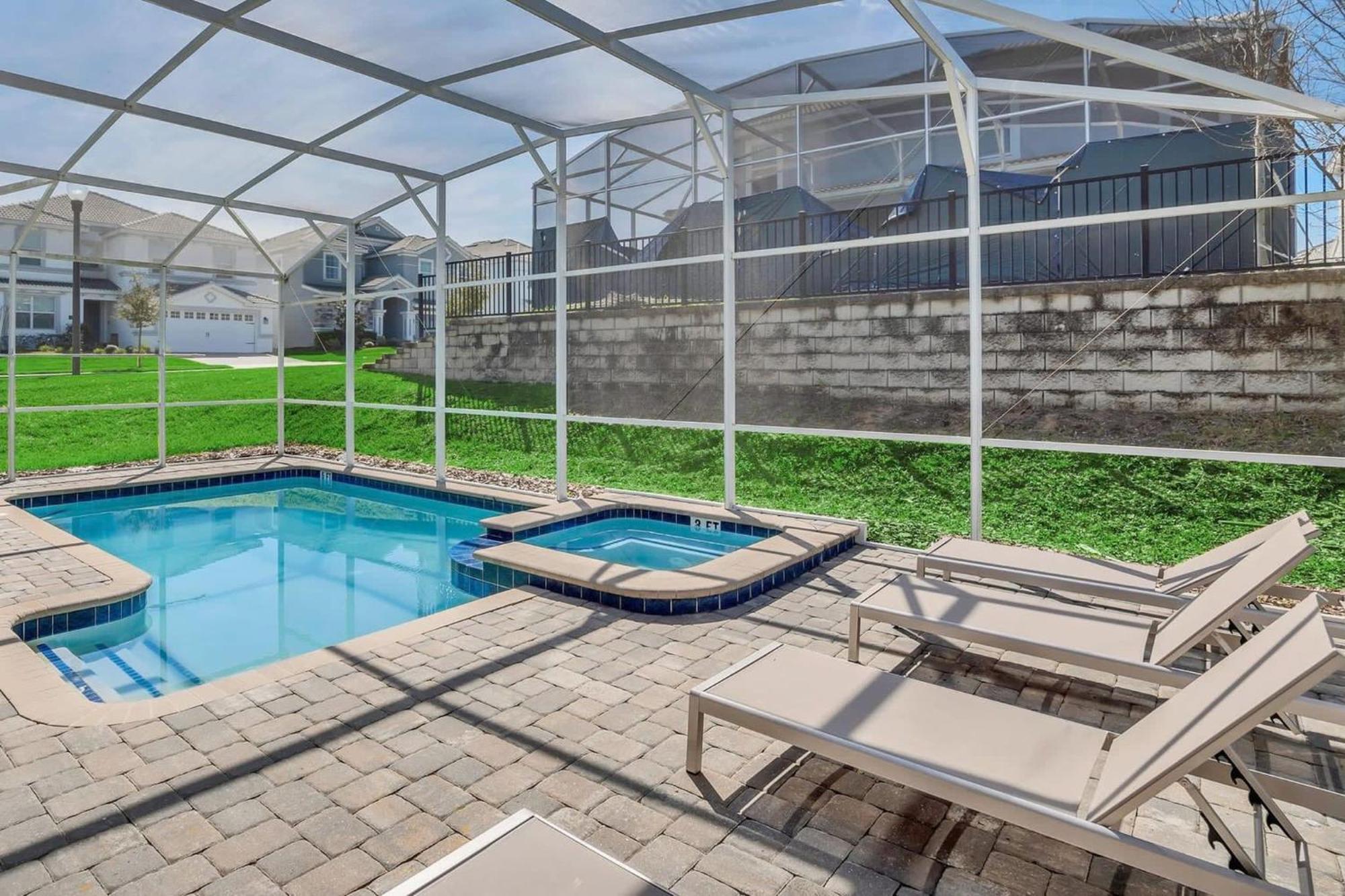 8Br Luxury - Sleeps 22 - Near Disney With Pool & Hot Tub! Davenport Exterior foto